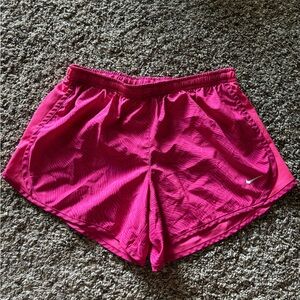 Hot pink Nike shorts size small